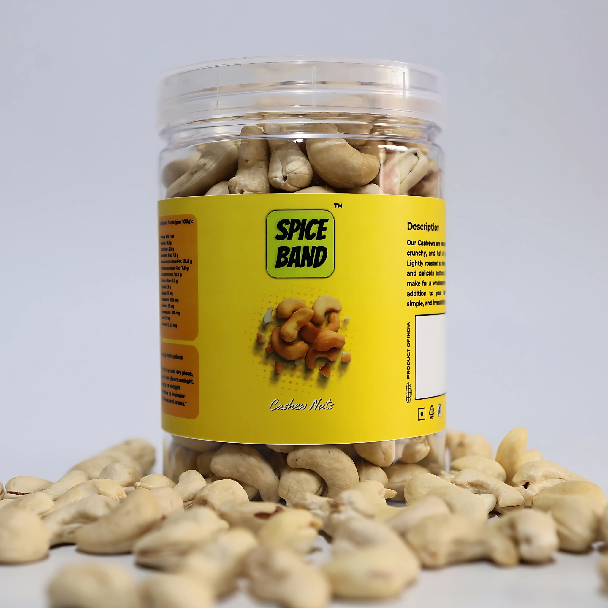 Whole Cashew Nuts – Premium Quality, Fresh & Crunchy